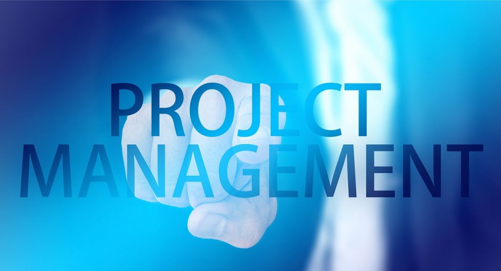 project, management, hand